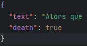 Image montrant les détails d'un des fichiers JSON d'une page